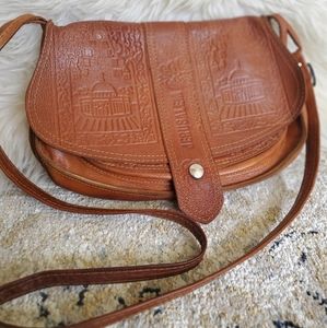 Origional vintage Leather Crossbody Purse